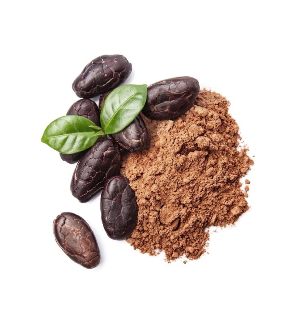 Cacao powder and cacao beans